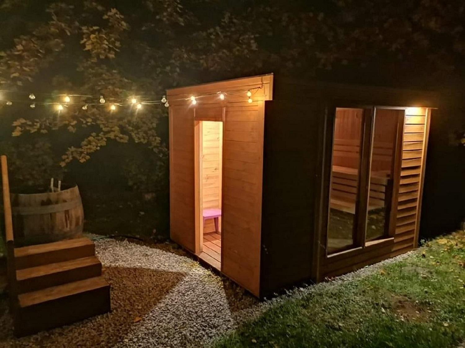Dziki Zakatek Piskornia Dom Z Sauna Dış mekan fotoğraf